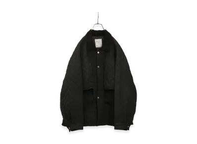 ANCELLM Nylon Quilting Jacket "Black"