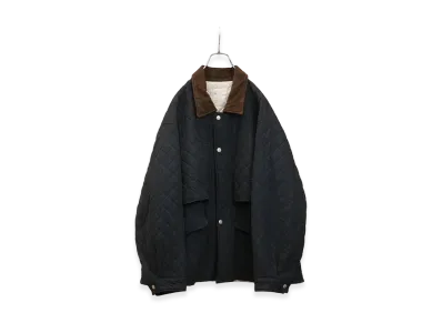 ANCELLM Nylon Quilting Jacket "Navy"