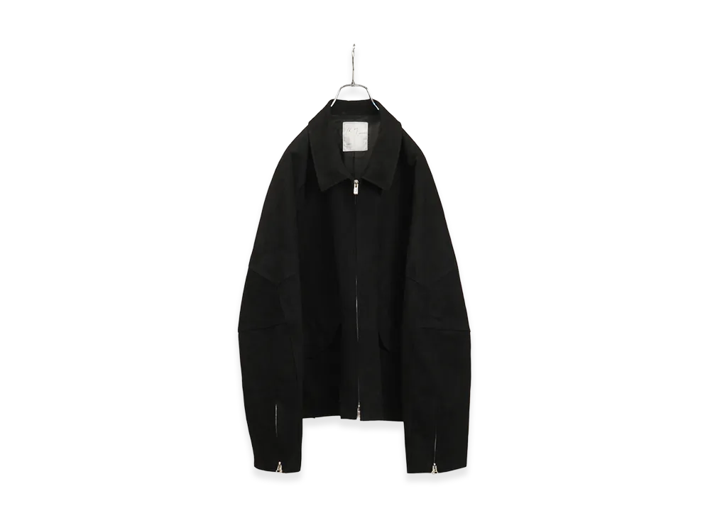 ANCELLM Geep Leather Jacket "Black"