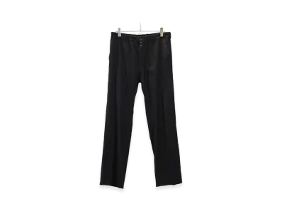 ANCELLM L/R Shoe Cut Slacks "Navy"