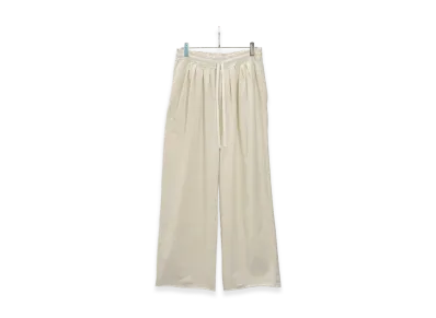 ANCELLM Drape Wide Easy Cut Slacks "White"