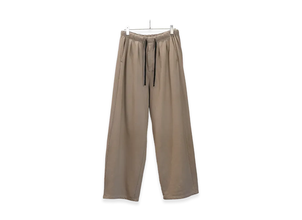ANCELLM 2Tuck Sweat Pants "Greige"