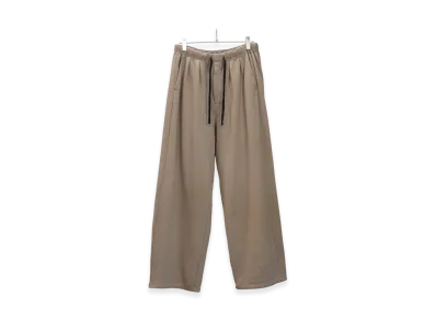 ANCELLM 2Tuck Sweat Pants "Greige"