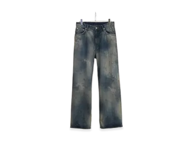 ANCELLM Aging Middle Straight 5P Denim Pants "Indigo"