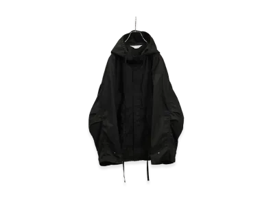ANCELLM Hooded Field Shirt Jacket "Black"