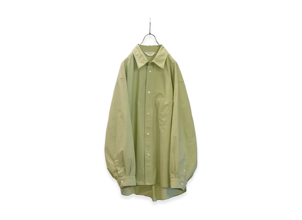 ANCELLM Shrink Over Shirt "Graymint"