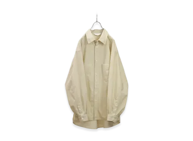 ANCELLM Shrink Over Shirt "Dark Cream"