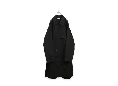 ANCELLM Single Breasted Collar Coat "Black"