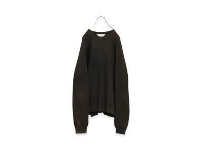 ANCELLM Smooth Sweat Shirt "Black"