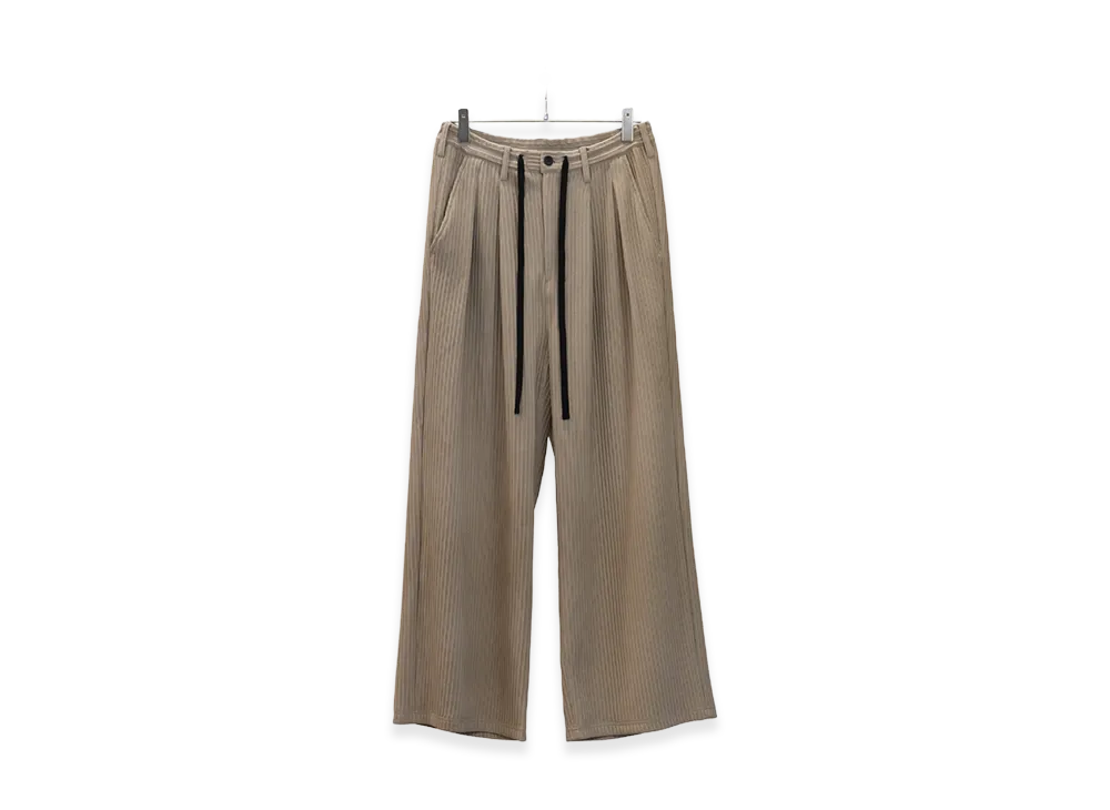 ANCELLM Wide Easy Pants "Greige"