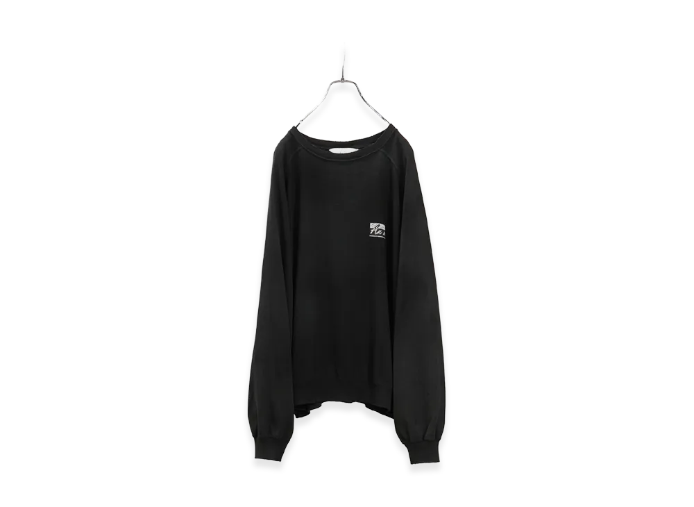 ANCELLM Light Loop Sweat Shirt "Black"