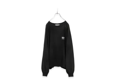 ANCELLM Light Loop Sweat Shirt "Black"