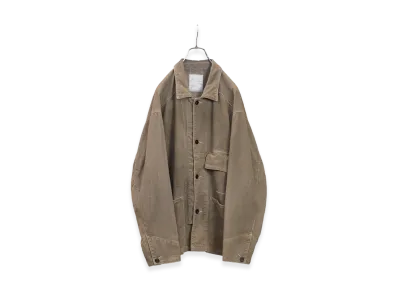 ANCELLM C/R Duck Coverall Jacket "Greige"