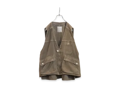 ANCELLM C/R Duck Utility Vest "Greige"