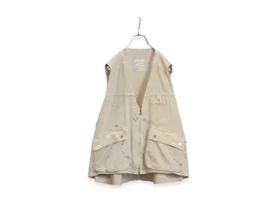 ANCELLM C/R Duck Utility Vest "White"