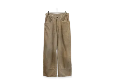 ANCELLM C/R Duck Doubleknee Pants "Greige"
