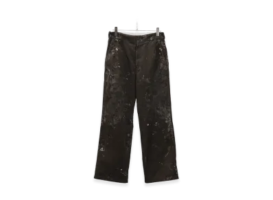 ANCELLM Painter's Chino Pants "Dark Brown"