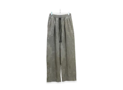 ANCELLM Aging Lace Double Panel Slacks "Gray"