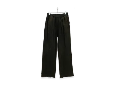 ANCELLM Aging Lace Double Panel Slacks "Black"