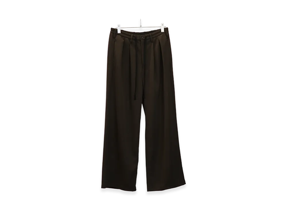 ANCELLM Track Wide Pants "Brown"