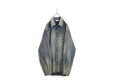 ANCELLM Denim Dress Shirt "Indigo"