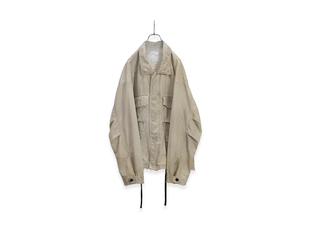 ANCELLM Aging Field Jacket "White"