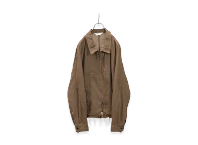 ANCELLM L/N Zipup Shirt Jacket "Brown"