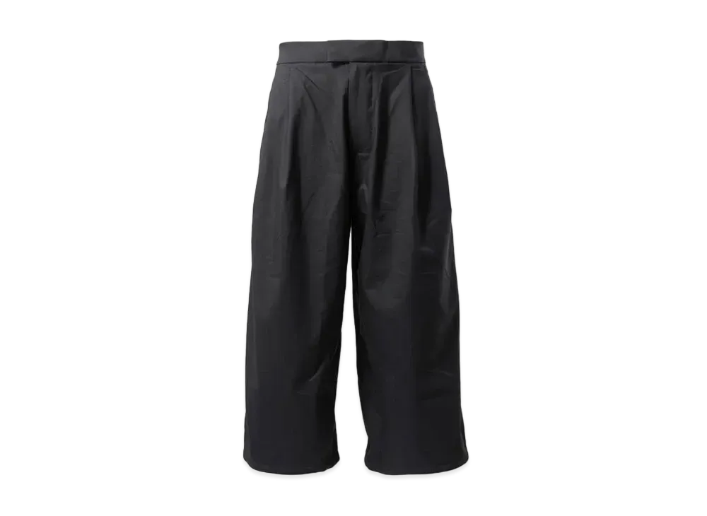 Acronym Micro Twill Pleated Trouser "Black"