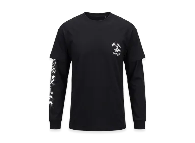 ACRONYM S29-PR B Next To Skin 100% Organic Cotton Long Sleeve T-Shirt "Black"