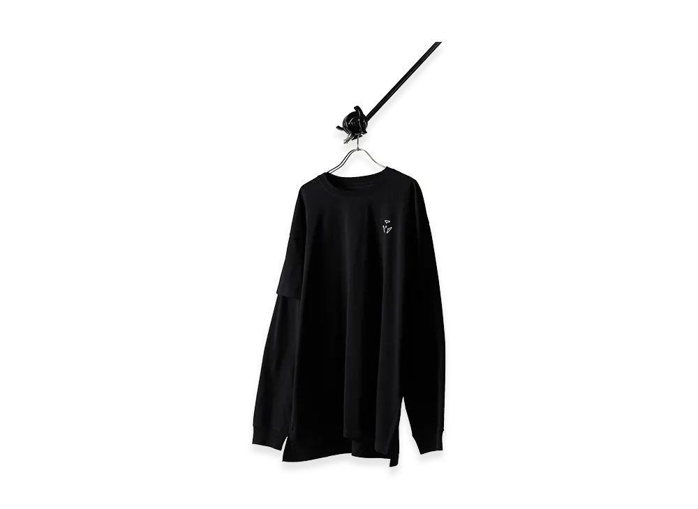 ACRONYM S29-PR A Next To Skin 100% Organic Cotton Long Sleeve T-Shirt "Black"