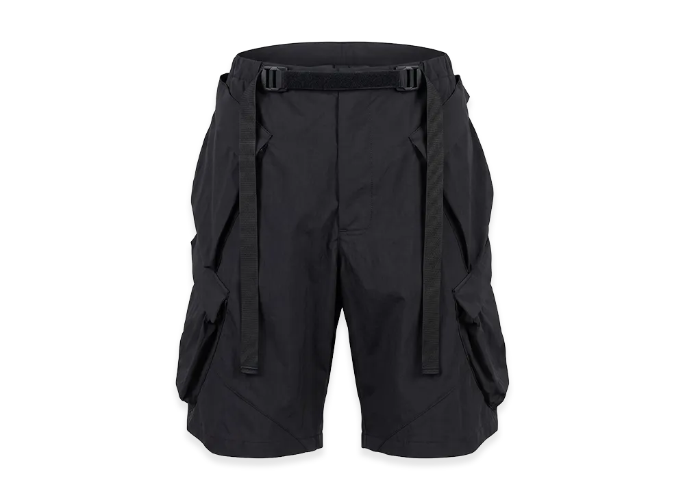 ACRONYM SP56A-M Nylon Stretch Double Cargo Short Pant "Black"