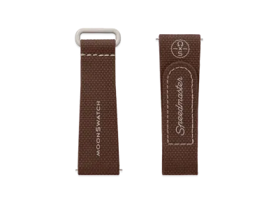 Swatch x OMEGA BIOCERAMIC MoonSwatch Rubber Strap "Brown/Beige"