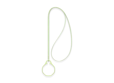Swatch Royal Pop Leather Lanyard Blaue Acht "Light Green"