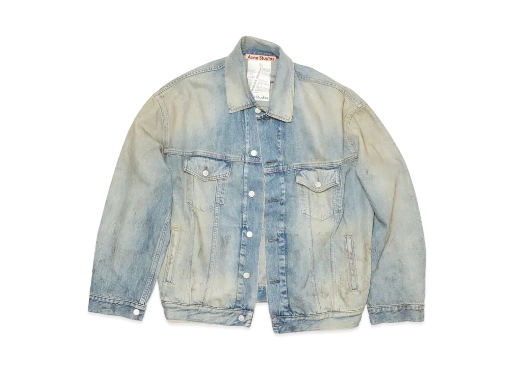 Acne Studios Oversize Fit Denim Jacket "Light Blue"