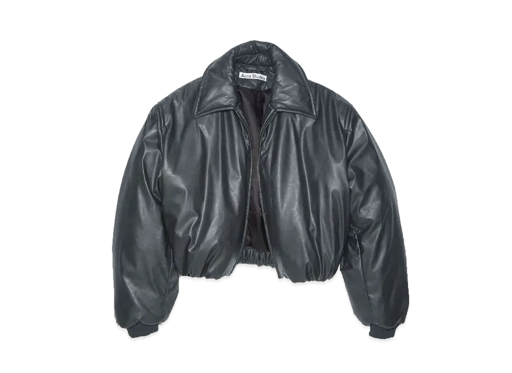 Acne Studios Coated Bomber Jacket "Deep Green"