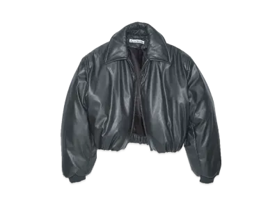 Acne Studios Coated Bomber Jacket "Deep Green"