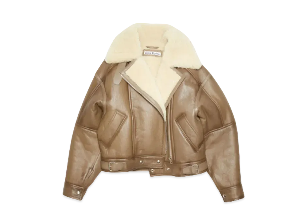 Acne Studios Shearling Jacket "Brown/Lite Camel"