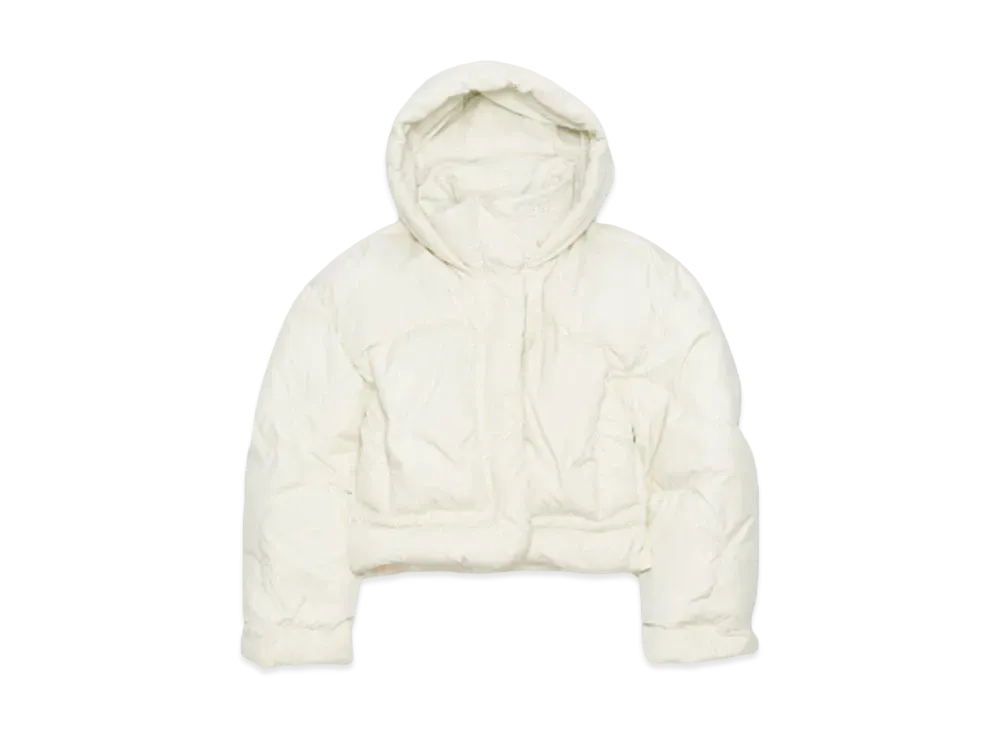 Acne Studios Hooded Puffer Jacket "Porcelain White"
