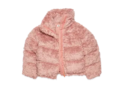 Acne Studios Furry Puffer Jacket "Blossom Pink"