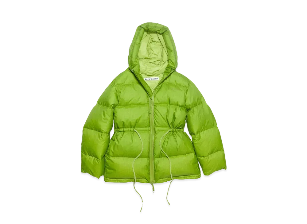 Acne Studios Hooded Puffer Jacket #1 "Grass Green"