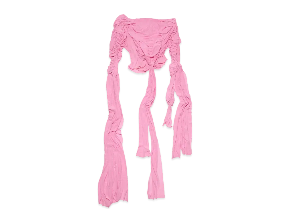 Acne Studios Drape Tops "Pink"