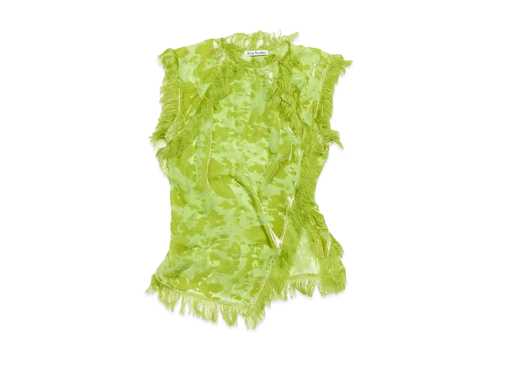 Acne Studios Velvet Tops "Apple Green"