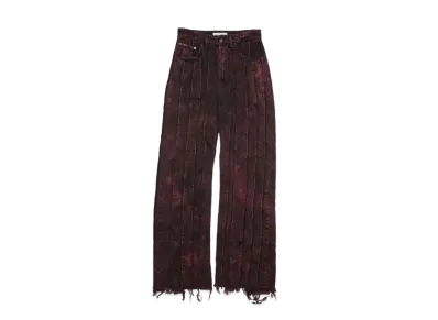 Acne Studios Loose Fit Jeans - 2021 "Black/Wine Red"