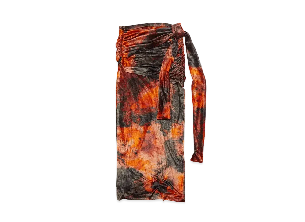 Acne Studios Wrap Skirt "Last Orange"