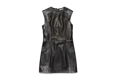 Acne Studios Sleeveless Leather Dress "Black"