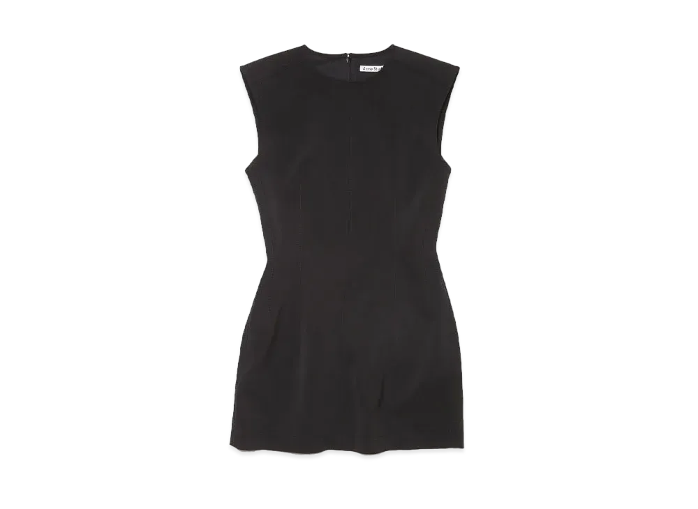 Acne Studios Wool Blend Dress "Black"