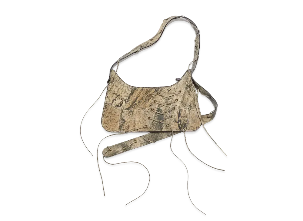 Acne Studios Pratt Mini Shoulder Bag "Beige/Green"