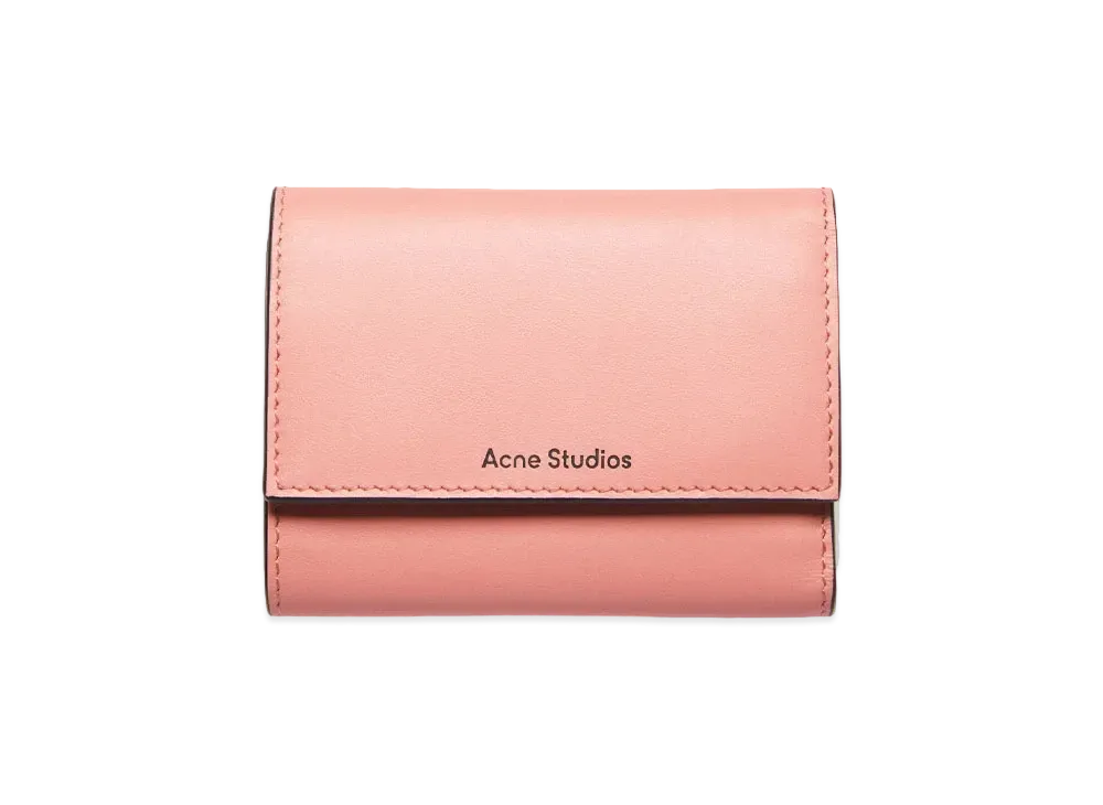 Acne Studios Fold Wallet "Salmon Pink"