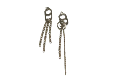 Acne Studios Cample Earrings "Antique Silver"