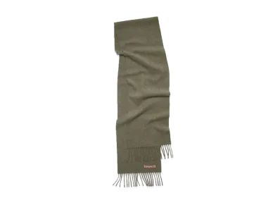 Acne Studios Fringe Wool Scarf "Light Olive Melange"